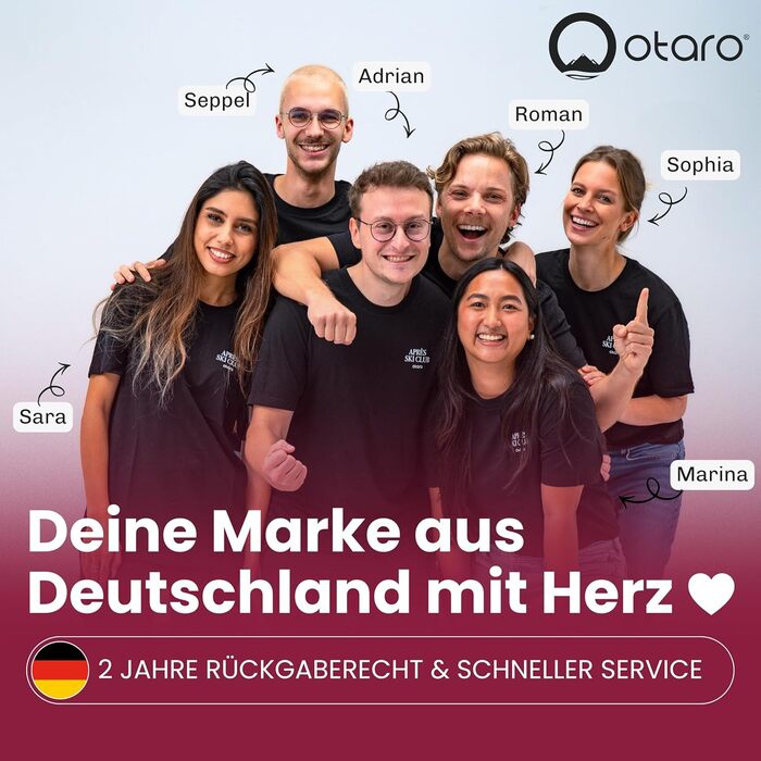 Чохол для лиж Otaro Skitasche: набір для 1 або 2 пар лиж, регульований, водонепроникний, чорний