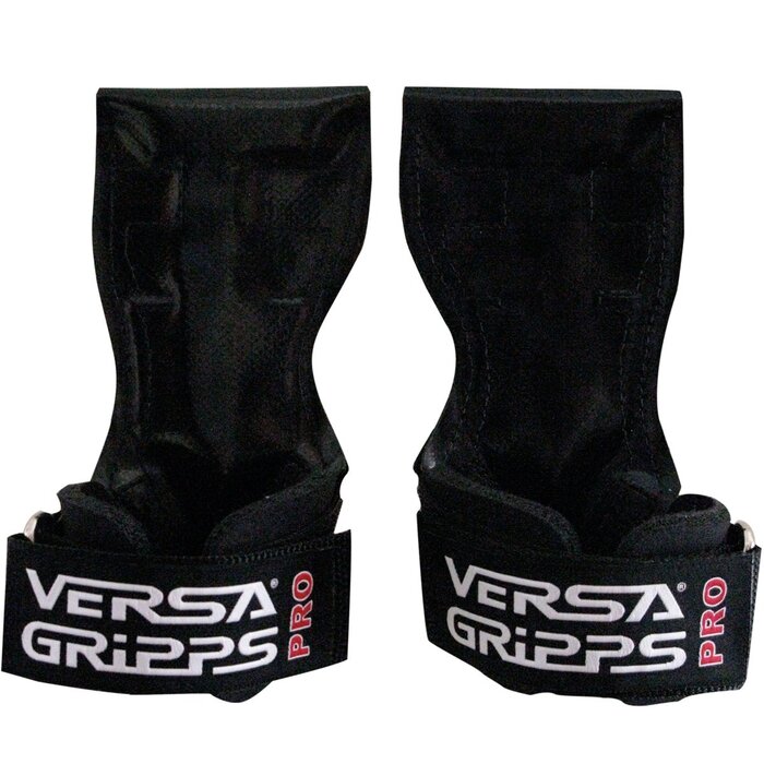 VERSA GRIPPS® PRO Оригінальні тренувальні грипси для силових вправ (США) - Чорні, Розмір M/L (18.1-20.3 см)