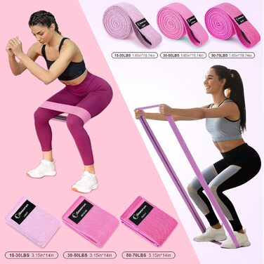 Pilates-кільце Goocrun з еспандером, м'ячем та слайдерами для фітнесу вдома – постер в комплекті (Рожевий, середній рівень)