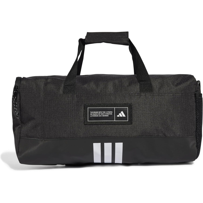 Сумка спортивна adidas 4ATHLTS, синя, розмір S, 20x45,5x23 см, чорні вставки