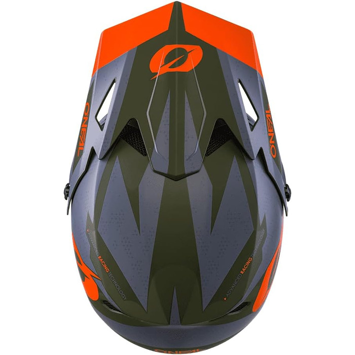 Шолом O'NEAL SONUS SOLID сірий/червоний