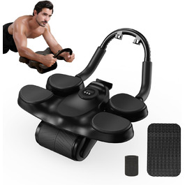 Автоматичний ролер для пресу, 1,5 м з наколінником та таймером, регульована підставка для ліктів