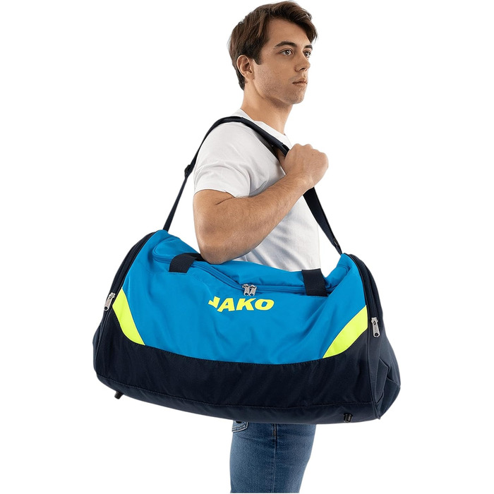 Спортивна сумка JAKO Iconic синього кольору, розмір L, унісекс для дорослих