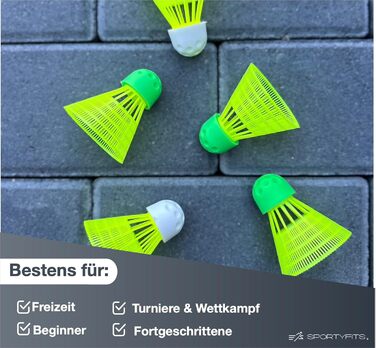 Набір воланчиків для бадмінтону Speedbadminton® Timo Klingler - для тренувань та змагань (70 шт.)