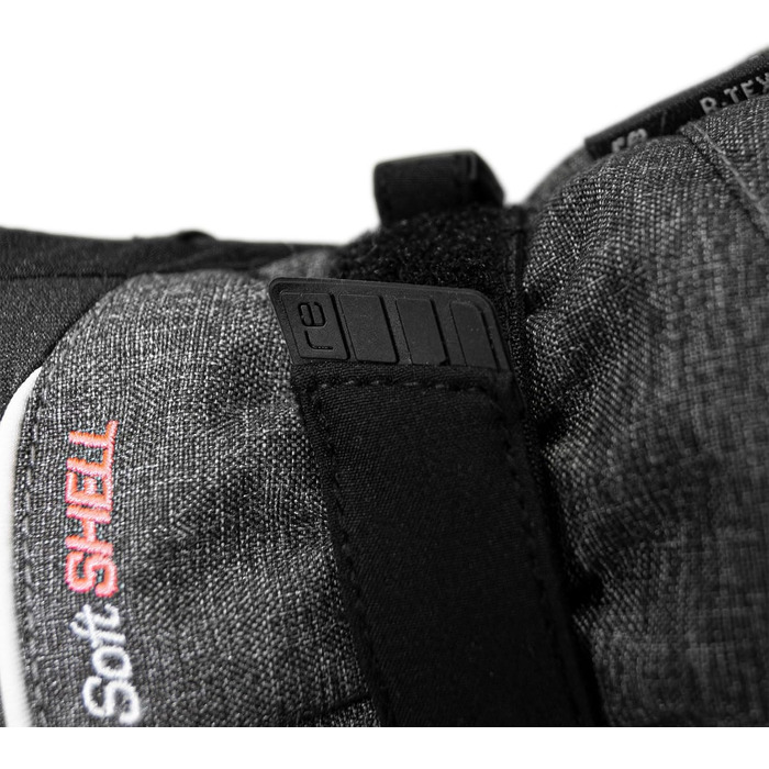 Дитячі гірськолижні рукавички Reusch Softshell, водонепроникні та вітрозахисні, чорно-сіро-рожеві, розмір 5