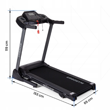 Електрична бігова доріжка Urbogym V520 (до 130 кг)