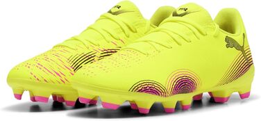 Жіночі футбольні бутси PUMA Future 8 Play Fg/Ag, 38 EU, Yellow Alert/Black/Sun Struck