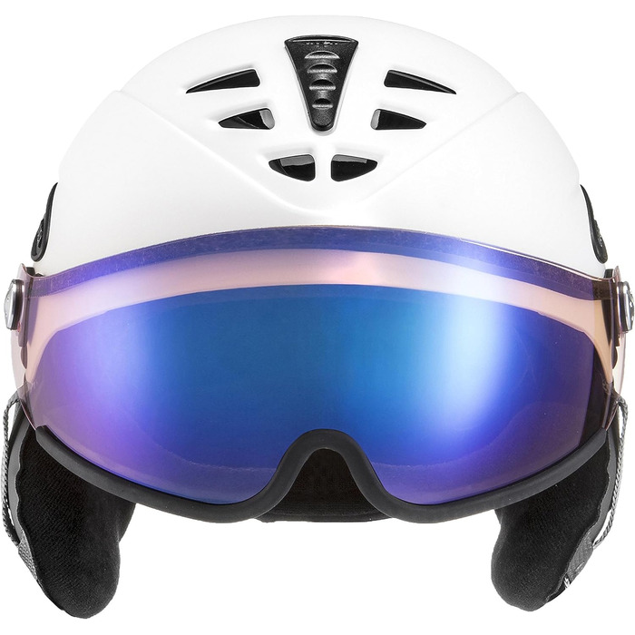Лижний шолом Uvex HLMT 300 Vario, 55-58 см, білий матовий, фотохромна лінза