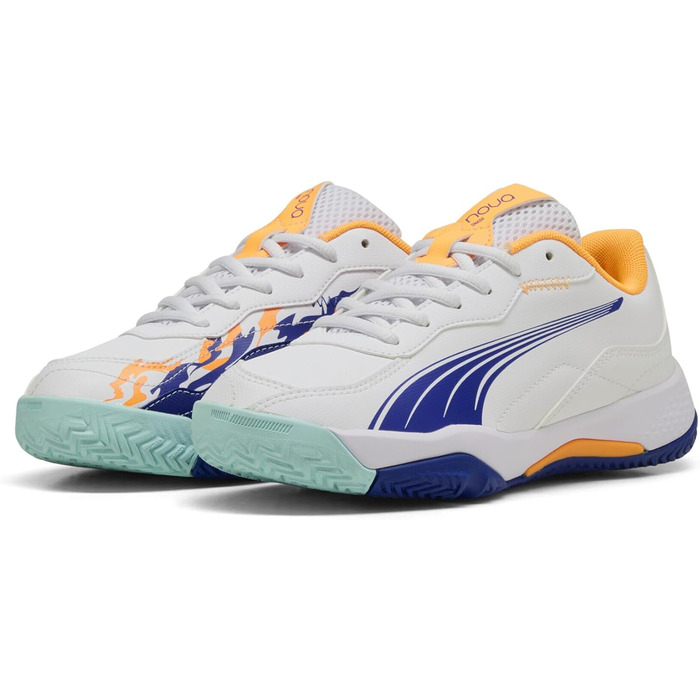 Дитячі тенісні кросівки PUMA Nova Smash Jr - біло-синій колір, 35 EU