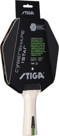 Ракетка для настільного тенісу STIGA Cybershape 1-Star – унікальна форма, оптимальний контроль