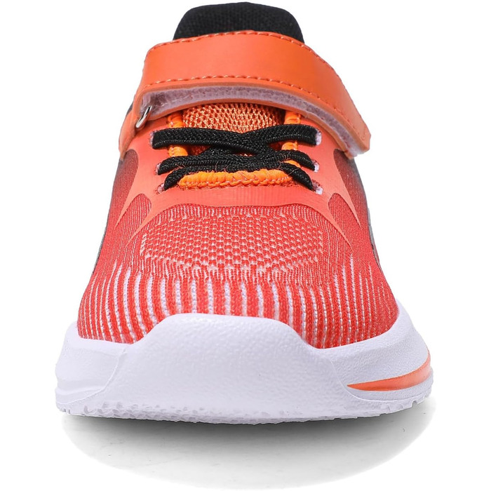Дитячі спортивні кросівки для хлопчиків. Зручні, дихаючі кросівки для занять спортом та активного відпочинку. Колір: чорний, помаранчевий. Розмір: 37 EU
