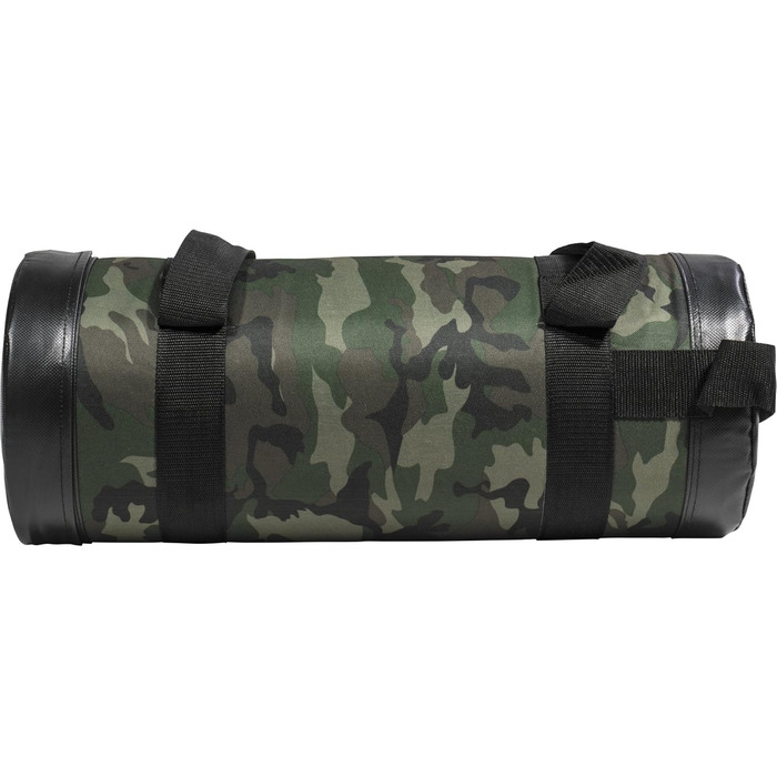 Фітнес Power Bag GORILLA SPORTS 5 кг – наповнений мішок для функціонального тренування, нейлон/штучна шкіра, з 2 ручками та петлею, 55x22 см