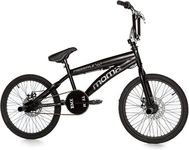 BMX велосипед Moma Bikes FREESTYLE 20 дюймів, дискові гальма, 360º обертання керма, для трюків та змагань