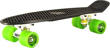 Скейтборд Ridge Mini Cruiser Limited Edition (Чорно-Біло-Зелений) - Компактний Круїзер для міста