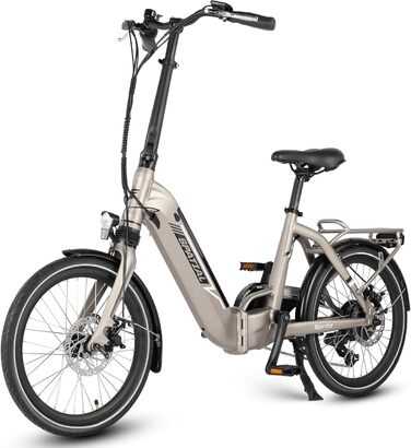 Електровелосипед SPATIAL E Bike Klappard 20 дюймів, 250W, 36V 374.4Wh, 7-швидкісний, LCD, для міста, для чоловіків та жінок