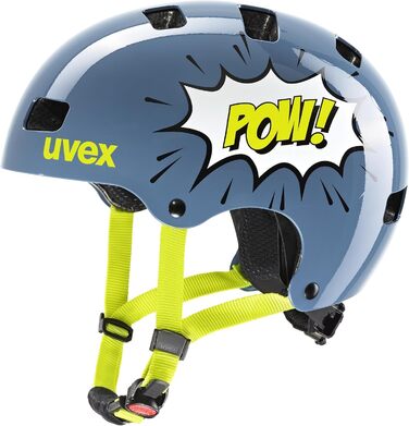 Велошолом дитячий uvex Kid 3, Stone Blue, 51-55 см, універсальний
