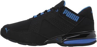 Чоловічі кросівки PUMA Enzin SL V2 для бігу та повсякденного носіння (42.5 EU, Puma Black Lapis Blue)