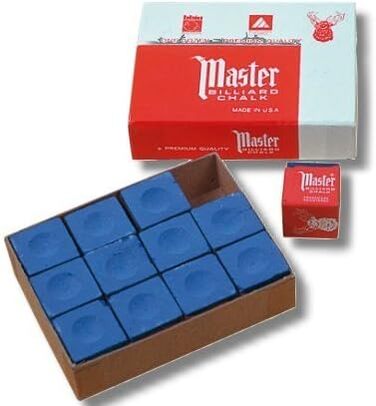 Крейда синя Master, 36 штук (3 коробки по 12 шт.), для письма на дошці