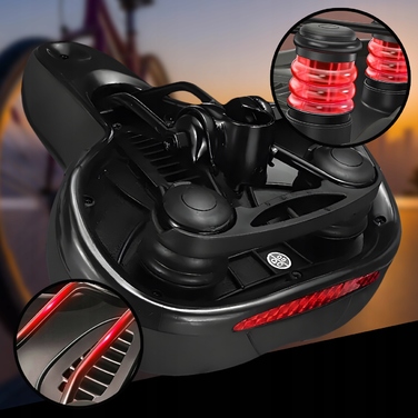 М'яке велосипедне сідло: спортивне, широке, з вентиляцією та відбивачем