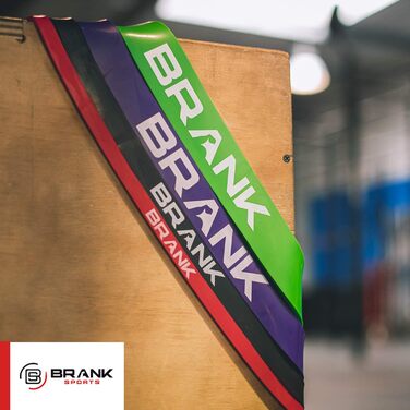 Еластична стрічка BRANK SPORTS для спорту, силових тренувань і фітнесу | Опірна стрічка для підтягувань, кросфіту та стріт воркауту