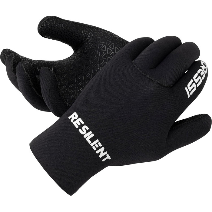 Рукавички для дайвінгу Cressi Black Neoprene Gloves Resilient 3mm, чорні, для дорослих