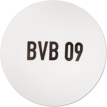 Набір для настільного тенісу BVB: 2 ракетки + 2 м'ячі, чорно-жовтий, чохол