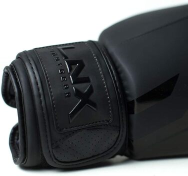 Боксерські рукавички LNX Level 5, 14 Oz, чорні, для кікбоксингу, боксу, муай-тай, K1, MMA, тренування та спарингу, унісекс
