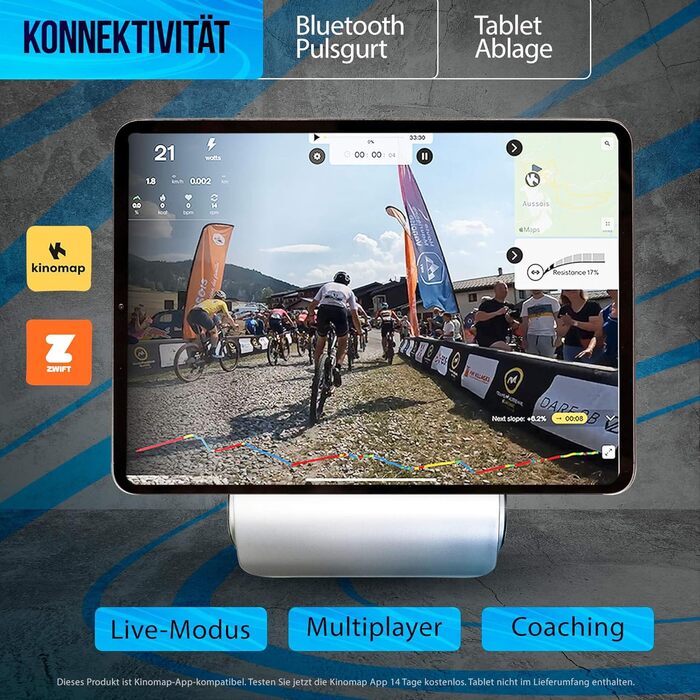 Велотренажер Christopeit AL 2 / AL 2 S, до 150 кг, 24 рівні опору, магнітна система гальмування 9 кг, тихий, Soft-Touch комп'ютер AL 2 S Digital, чорний