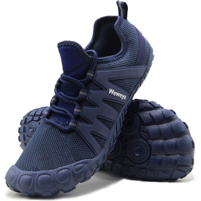 Жіночі кросівки для тренувань Weweya: мінімалістичні, для бігу по пересічній місцевості, широка передня частина, 42 EU, блакитні