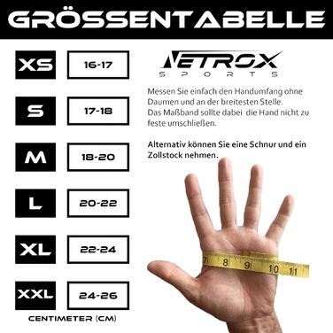 Спортивні рукавички NetroxSports для тренувань з підтримкою зап'ястя - фітнес, бодібілдинг, силові тренування, чорний колір, розмір L