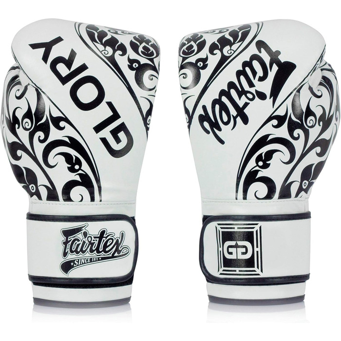 Боксерські рукавички Fairtex BGV9 для Муай Тай і Кікбоксингу, мексиканський стиль, 12 унцій, чорні/жовті, для тренувань і спарингів