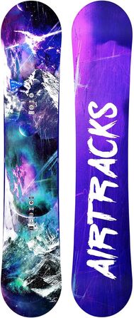Сноуборд AIRTRACKS High M Carbon, 150 см, рокер, all mountain/freestyle, карбон
