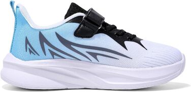 Дитячі спортивні кросівки для хлопчика. Повітряні кросівки для залу та вулиці. Розмір 38 EU, блакитно-білі.