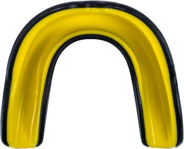 Захисний капу для спорту Guardian: бокс, MMA, кікбоксинг. Зручний, регульований, чорно-зелений/чорно-жовтий