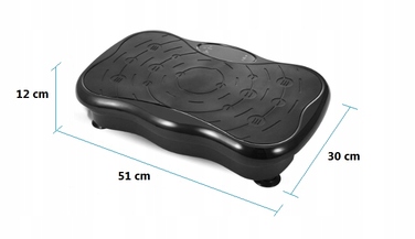 Віброплатформа Vibro Slim, 200 Вт, 5 програм, макс. навантаження 100 кг