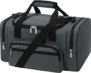 Сумка спортивна ZZY 25 л, тренувальна, для спортзалу, сіра