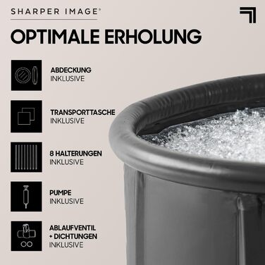 Шарпер Імедж - Мобільне Відро для Льоду: Відновлення, Розслаблення та Енергія