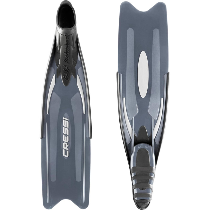 Ласти Cressi Gara LD Silver 42/43 для фрідайвінгу та апное - професійні, високопродуктивні