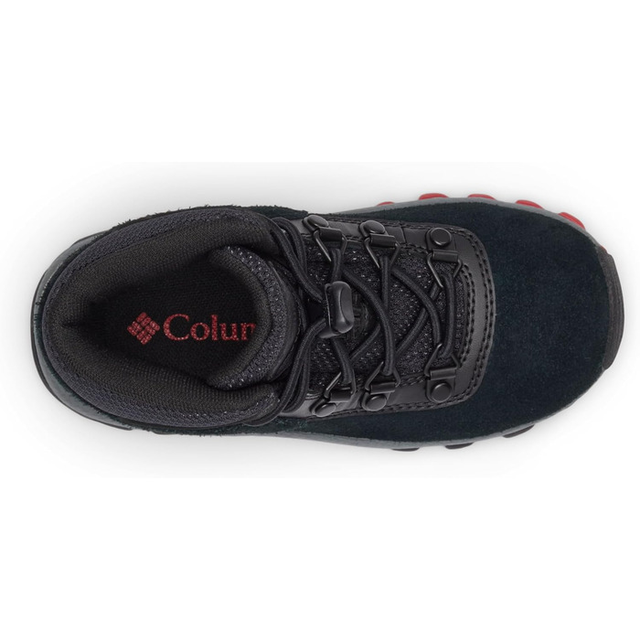 Трекінгові черевики Columbia Newton Ridge Amped Mid Rise для дітей (30 EU, Black Mountain Red)