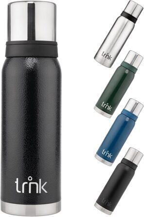 Термос trnk Arktis 2 із нержавіючої сталі 1200 мл, BPA-free, з двома чашками, зберігає тепло 32 години, для напоїв, підходить для посудомийки