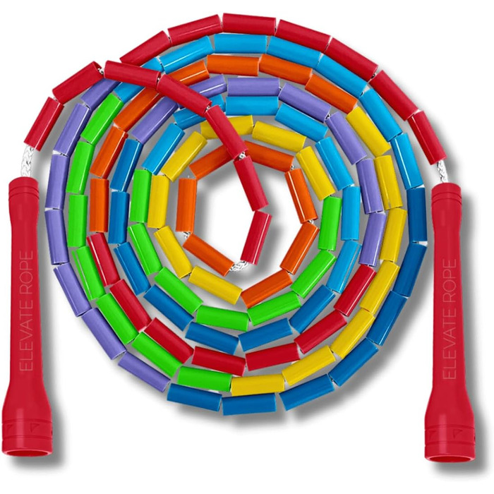 Професійна скакалка з бісеру Elevate Rope, 3 м, регульована, для фрістайлу, кардіо та трюків, полімерний шнур, для будь-якого рівня, для залу та вулиці