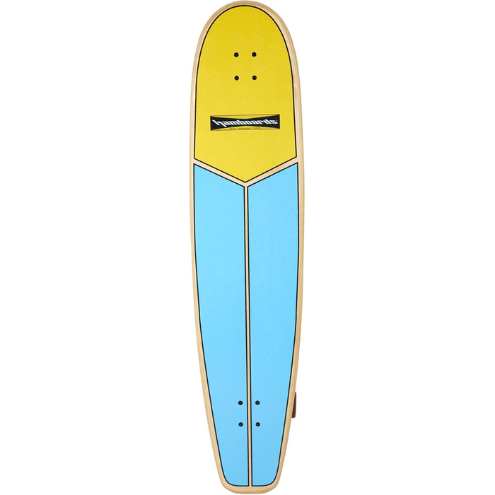 Hamboards Huntington Hop 'Sky Cream' – ручна робота, лонгборд для лендсерфінгу та круїзингу, ламінована береза і клен