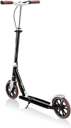 Самокат GLOBBER NL 205 Deluxe, 205 мм, ABEC 7, ручне гальмо, регульований, амортизація, складаний, чорний