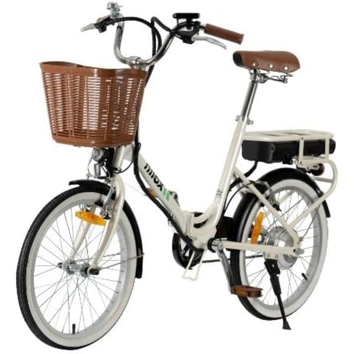 Електровелосипед Nilox E-Bike J1 Plus, складаний, 250 Вт, 36V 7.5Ah, 40 км, 25 км/год, 20'' колеса, літієва батарея, ергономічне сідло