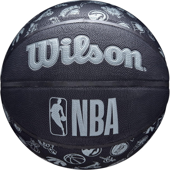 Баскетбольний м'яч Wilson NBA All Team розмір 7, чорний, унісекс