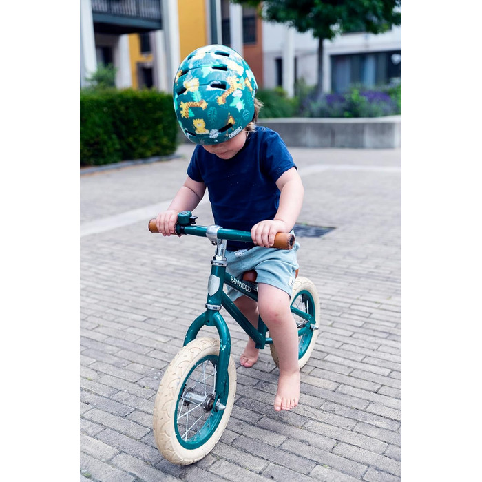Дитячий велосипедний шолом ABUS Skurb Kid, захисний, для хлопчиків і дівчаток, у стилі скейтборду, з місцем для хвоста, сірий із зірками, розмір S (45-50 см)