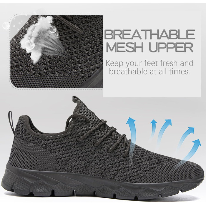 Кросівки для бігу ZGPWZWL чоловічі, сірі, розмір 49 EU, легкі літні