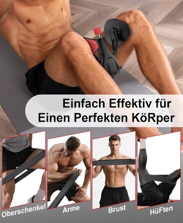 Тренування стегон та тазу: тренажер для жінок та чоловіків, чорний | Фітнес обладнання для дому