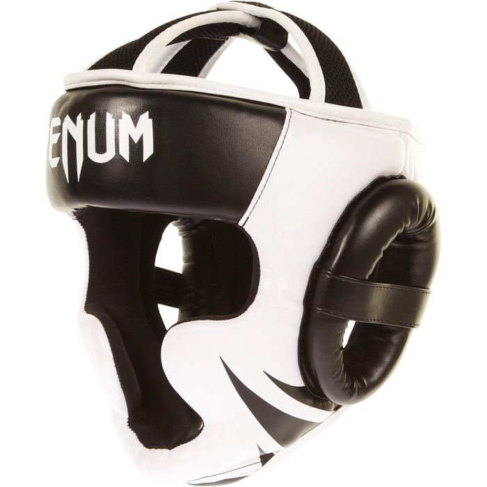 Захисний шолом Venum Challenger Black/Ice для боксу та MMA