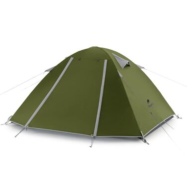 Намет Naturehike P-Serie 2 особи, 4 сезони, ультралегкий купольний, сімейний, анти-UV, зелений